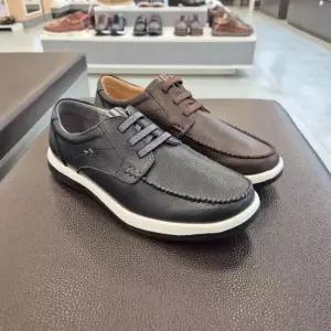 HC11 소가죽 남성 보트화 초경량 세미정장 보트화  C2B2U51H3J5985