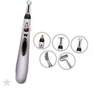 휴대용 무선 저주파 경혈 자극 마사지 펜 어깨 목 허리 근육 지압 안마 기기