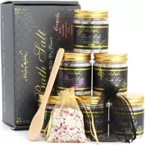 여성 휴식을 위한 엡섬 목욕 소금 유칼립투스 로즈 카모마일 민트 스파 등급 근육 천연 에센셜 오일 민감성