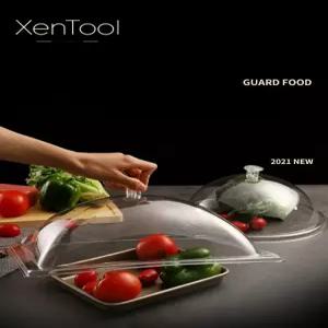 클리어 음식 덮개 접시 식탁보 빵커버 뚜껑 돔커버 뷔페