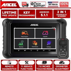 ANCEL DP500 마일리지 수정 키 프로그래머 자동차 OBD2 스캐너 EEPROM 칩 추가 계기판