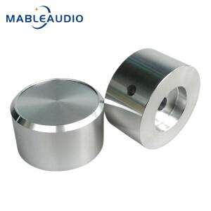 알루미늄 합금 솔리드 노브 전위차계 볼륨 HIFI 오디오 앰프 CD 톤  38x22mm 1개