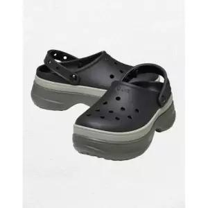 [크록스]클래식 스택드 클로그 / 남녀공용 샌들 211355-001 블랙