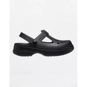 [크록스]키즈 클래식 메리 제인 클로그 / 샌들 210615-001 블랙