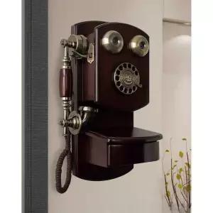 벽걸이 레트로 엔틱전화기 장 전화기 카페 볼리비