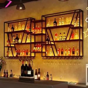 원목선반 원목 벽걸이 거치대 북유럽 정리대 와인랙 와인