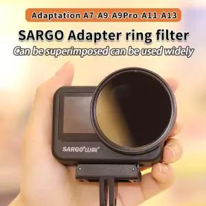 여행 SARGO A9 A11 A13 어댑터 링 필터에 적합 ND 디밍 CPL 편광 UV 보호 A9 Pro 야간 장면 안티 라이트 손
