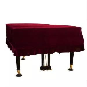 그랜드 피아노 커버 자주레드 대형 5060 G3 벨벳 방습 녹색