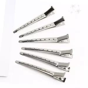 금속 악어 클립 헤어핀 머리 가르마 고정 뿌리 볼륨 연출 미용 헤어 스타일링