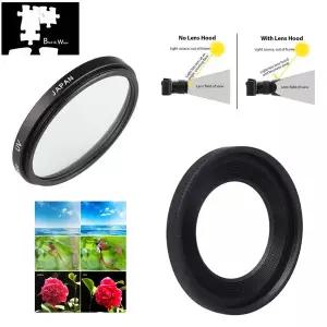 여행  EF 40mm F2.8 STM EF-S 24mm F2.8 STM 렌즈용 52mm UV 필터 및 ES-52 렌즈 후드