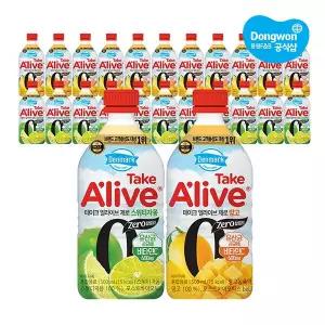 테이크 얼라이브 제로 500ML 망고 x 12개 + 스위티자몽 x 12개