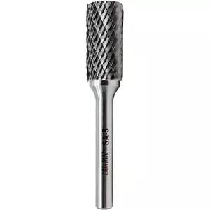 SA-5 텅스텐 카바이드 버 실린더 모양 더블 컷 로터리 파일(1/2 커터 다이아 X 1 길이)과 1/4 섕크 바이 LU