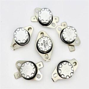 KSD301 정상 개방 온도 컨트롤러, 45 /50/65/75 /85 , 250V 10A