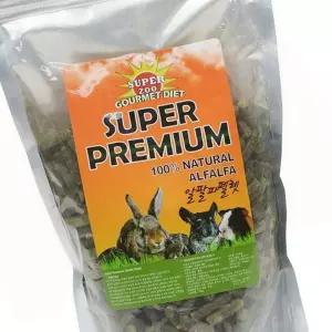 토끼 영양 공급 슈퍼주 알팔파 펠렛 사료 기니피그 초식 동물 먹이 900g