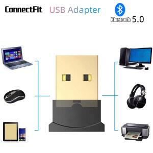 USB 블루투스 호환 5.0 어댑터 수신기 오디오 동글 어댑터, PC 게임패드 노트북 무선 마우스 스피커 USB 송신기