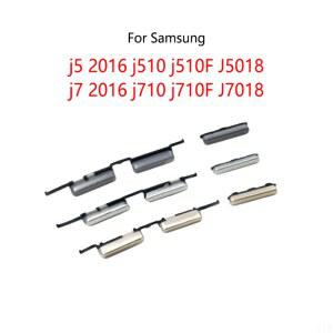 삼성 갤럭시 J5 2016 J510 J510F J5108 J7 J710 J710F J7108 전원 스위치 버튼 외부 측면 볼륨 음소거 켜기/끄기