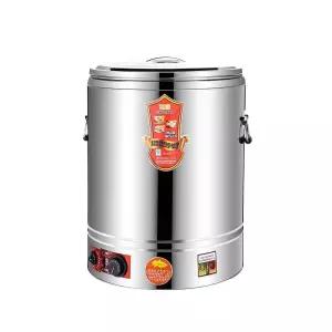 전기 육수통 곰솥 우동 타이머수도꼭지 업소용 국물 대형