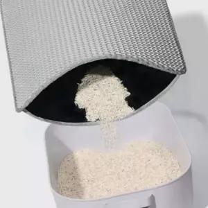 고양이 방지 모래매트 이중 벌집 발판 매트 먼지 포집 대형 베이지