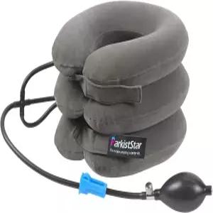 경추 목 견인 장치 3튜브 빠른 인플레이션 어깨 나쁜 앉은 자세를 효과적으로 교정 관리 튜토리얼 포함