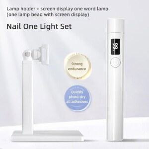 네일 UV LED 램프 데스크 디스플레이 충전식 휴대용 미니 네일 건조기 스탠드 UV 램프 손톱 아트 이동식