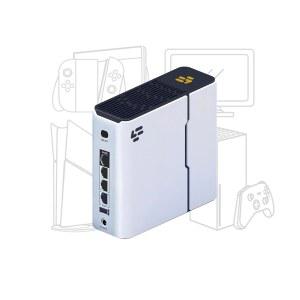 라고패스트 터보 게이밍 라우터 및 WiFi 익스텐더 부스터, PS5, PS4, Xbox, 스위치 2 PC용 게임 가속기, 온라인 게임용 저 핑 지연 감소, 90일 VIP 핵심 플랜 포함