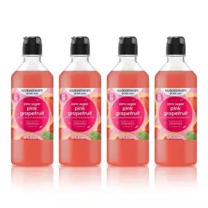 소다스트림 핑크 자몽 제로 칼로리 뉴 푸어 병 14.9 Fl Oz (4팩)
