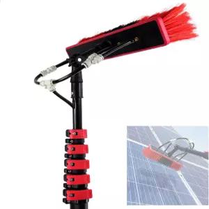 워터 페드 폴 브러시 키트 태양광 패널 창문 클리너 및 확장 가능한 야외 유리 에어로졸 세탁기 세탁 장비