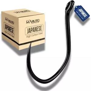 마루토 바블레스 바늘 블랙 고탄소 낫 그랩버 강철 강력한 핑크 1~5/0 일본 낚시 사이즈 레드