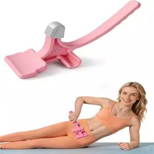 Psoas 릴리스 도구 및 힙 훅 - 장골 허리 자세 지지 좌골 고관절 굴곡 해제 트리거 포인트 마사지 핑크를