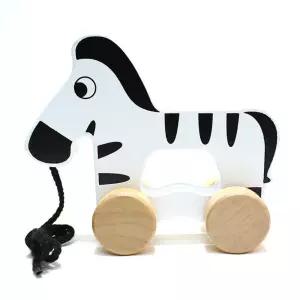 12개월 걸음마아기 끌고노는 얼룩말 원목교구 선물추천 오감자극 아동완구