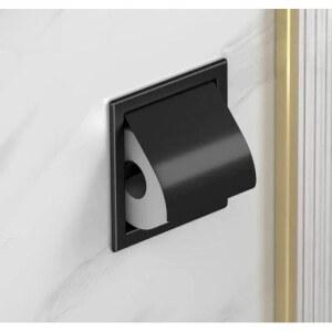 매립 휴지걸이 욕실 무광 단일 니켈 블랙 미러