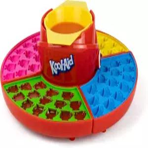 노스탤지어 쿨에이드 전기 구미 메이커 실리콘 몰드 4개가 있는 캔디 머신 젤라틴 혼합물용 가열 베이스 및