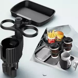 차량용컵홀더거치대 차량음료거치 차량식탁 분리형 컵홀더확장 자동차트