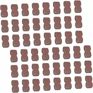 BESTOYARD 50개 대나무 매트 태블릿 시트 패드 수리 부품 홈카 발코니 냉각 쿠션 피팅