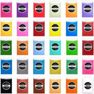 30가지 색상의 미카 파우더 에폭시 수지용 안료 립글로스 아이섀도우 염료 비누 만들기 매니큐어 양초 목욕