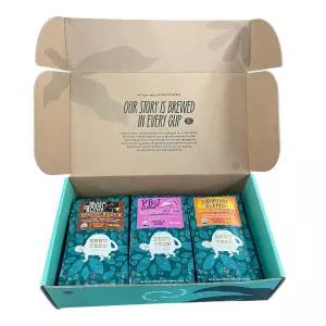 벤트 트리 커피 선물 상자 USDA 미디엄 및 다크 로스트 통콩 아라비카 12온스 3개 세트(3팩 시그니처