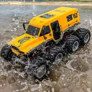 수륙양용 무선조종 장난감 블랙 RC카 배터리1개 충전식 대형