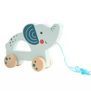 돌아기선물 걸음마연습 끌고노는 원목 코끼리 공동육아 집콕놀이 키즈카페