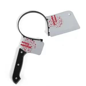 파티 머리띠 코스프레 분장용 공포 할로윈 머리띠 칼날 어린이 특이한 용품 소품 가짜 의상 성인