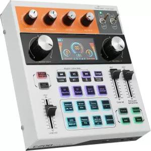 도쿨러 오디오 믹서 BT 음향 효과 보드 세트 다양한 제공하는 LED 라이트 보이스 체인저 사운드 카드