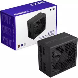 NZXT C750 골드 코어 - 750W ATX 3.1 전원 공급 장치 80 플러스 사이베네틱스 플래티넘 완전 모듈식 PCIe