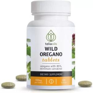 Teliaoils 야생 오레가노 정제 60캡슐
