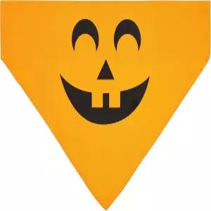 진주 머리 호박 개 반다나 할로윈 코스튬용 가을 반려동물 스카프 중형 슬립온 칼라 액세서리 강아지 의상