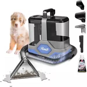 744 대형 물탱크 셀프 클리닝 강력한 흡입 7KPa 스팟 600W 모터 반려동물 자동차 소파 계단용 4가지 도구를