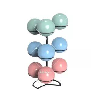 요가 볼 거치대 수납랙 소도구 랙 짐볼 선반 헬스장 진열대 정리대 보관 보관함 정리함