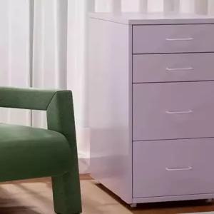 틈새 철제 서랍장 사무실 사물함 보조 바퀴달린 심플 사무실서랍장 바퀴 책상 수납 거실