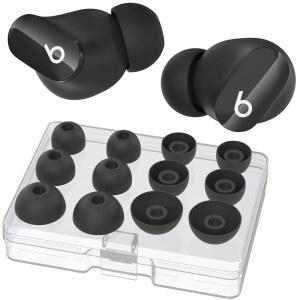 Beats Studio Buds /PowerBeats Pro 2 /Solo /Fit /Studio Buds+ Fit 충전 케이스 6 쌍 S /M /L 실리콘 이어 커버 교체 팁 무선 블루투스 이어버드