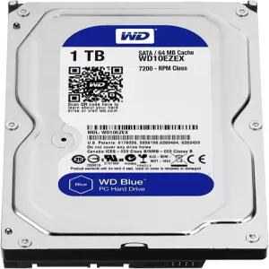 웨스턴 디지털 WD BLUE 데스크탑 1TB 1테라바이트 3.5인치 하드 디스크 드라이브 5400~7200RPM SATA3