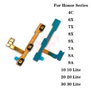 화웨이 아너 4C 6X 7X 7C 7A 7S 8X 9 9X 10 20 20S 20i 30 30S 8 라이트 프로 전원 켜기/끄기 볼륨 버튼 측면 키 스위치 플렉스 케이블