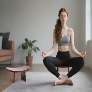 명상 벤치 - 요가와 기도를 위한 인체공학적 무릎 의자 가정 사무실 여행을 휴대용 바닥 좌석 선과